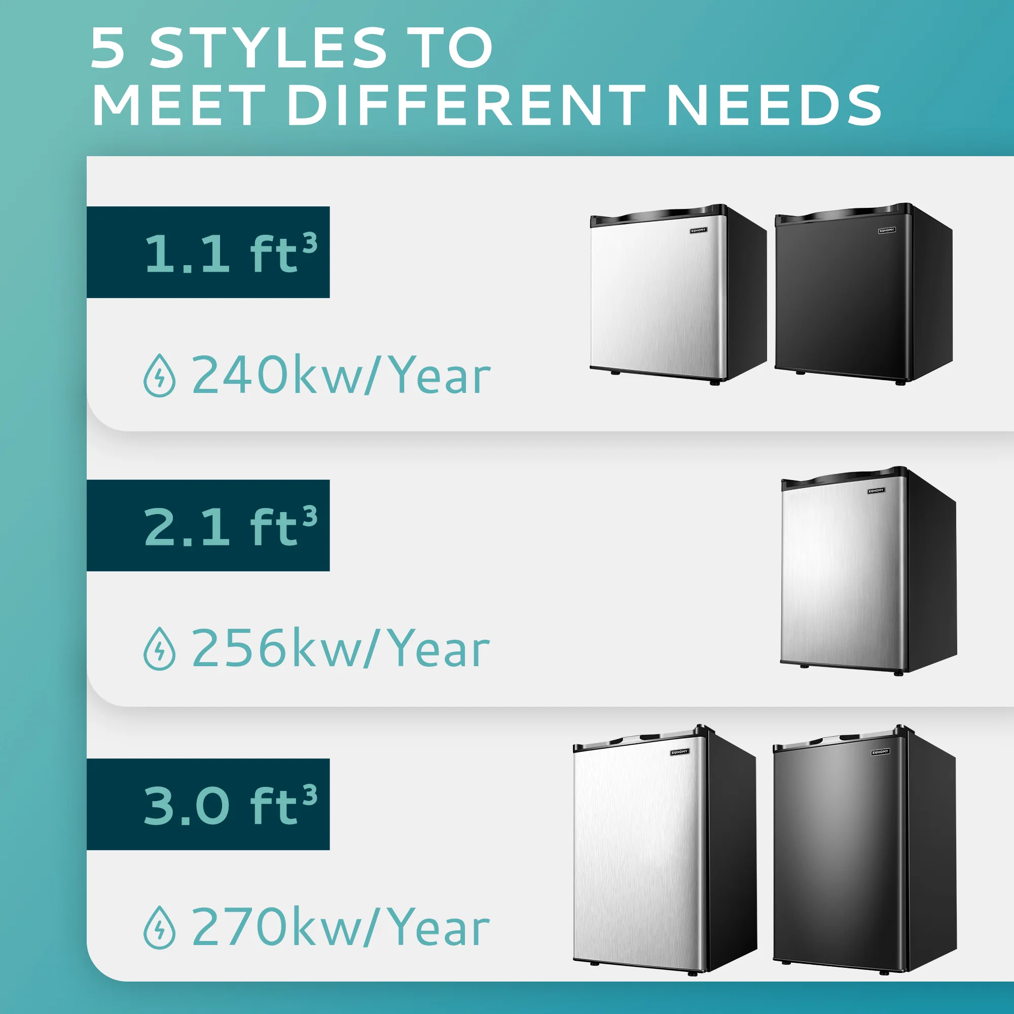 Compact Mini Freezer, Upright freezer Rapid Cooling