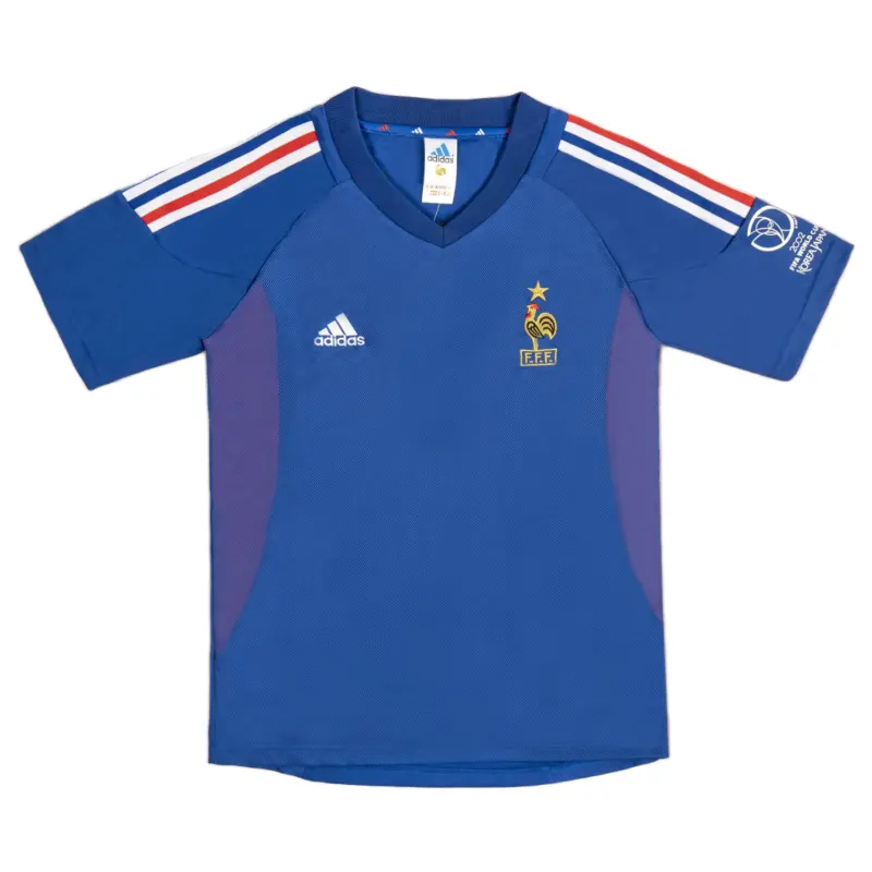 Retro 2002 France Home Jersey