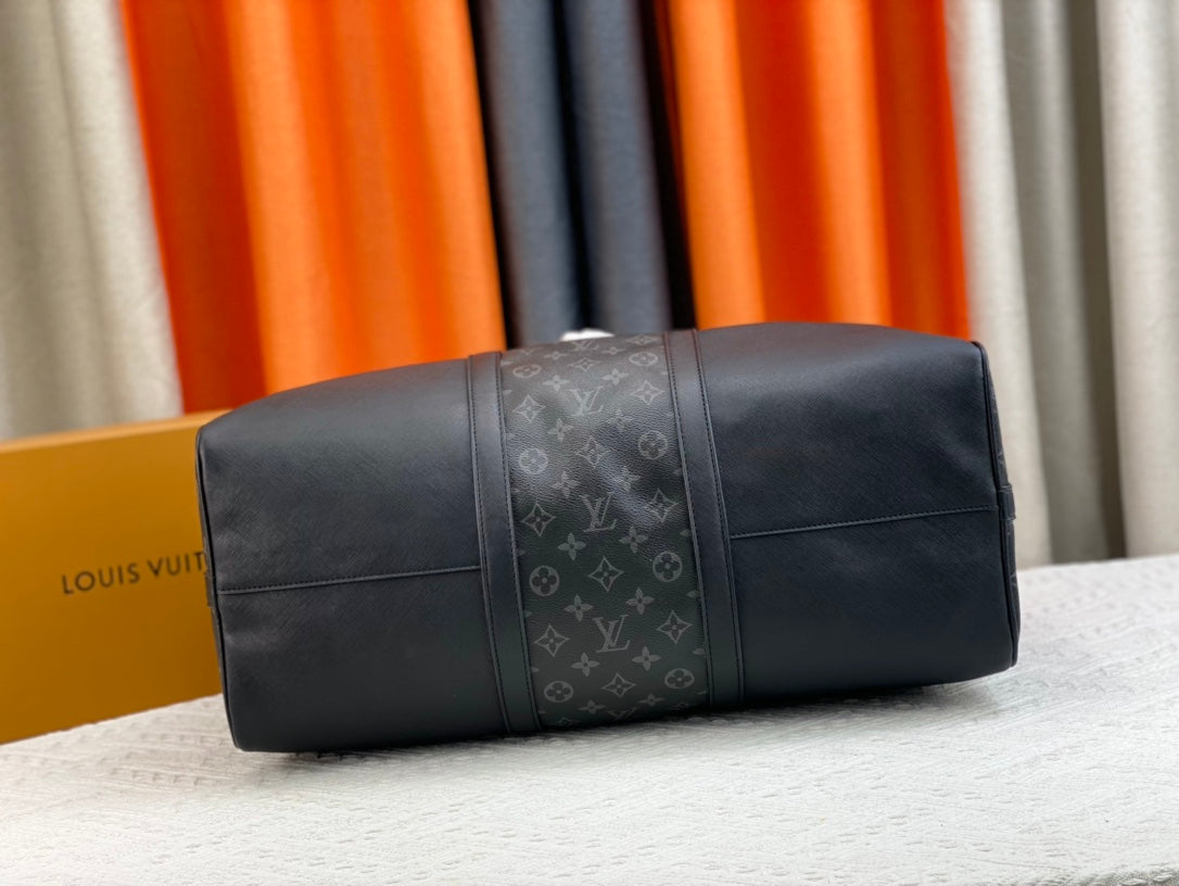 Louis Vuitton Keepall Bandouliere 50Cm Black