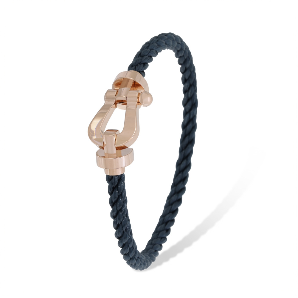 FRED Force 10 Bracelet 18K Rose Gold & Stainless Steel 0B0007-6B1061