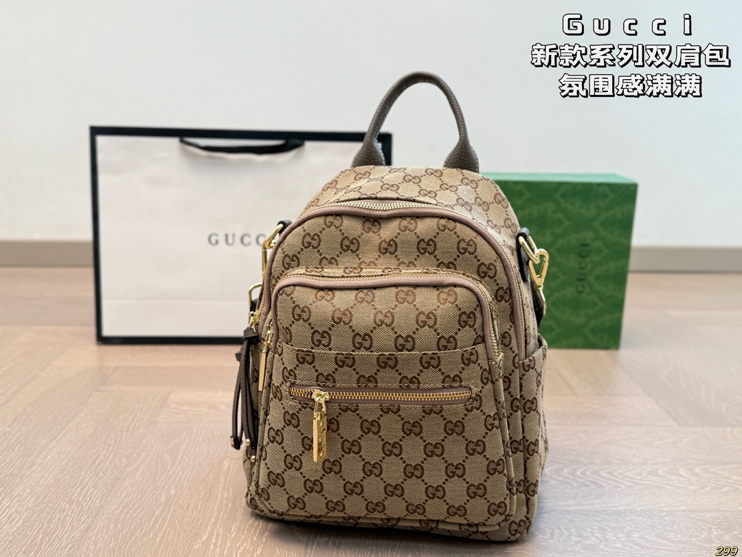 Gucci old flower backpack - cnluxepick