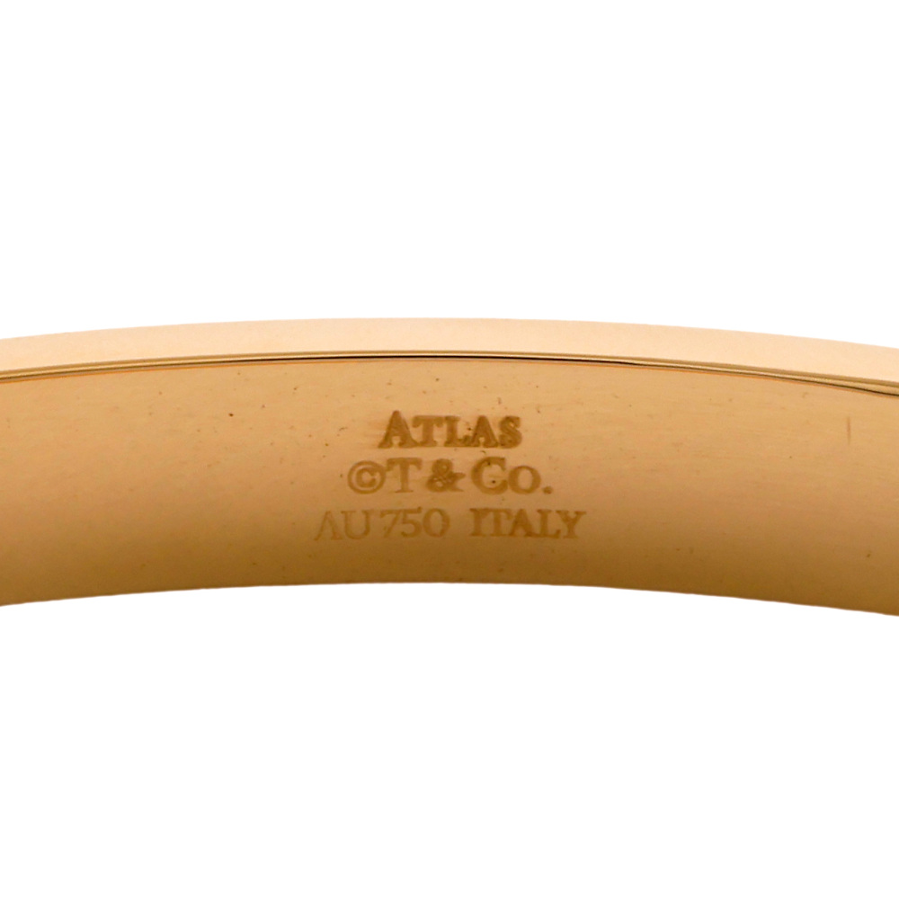 Tiffany & Co. Atlas 3PD Bracelet 18K Yellow Gold Diamond