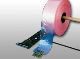 2 Mil Anti-Static Poly Tubing, Pink, 2150 ft. x 5x22 Width