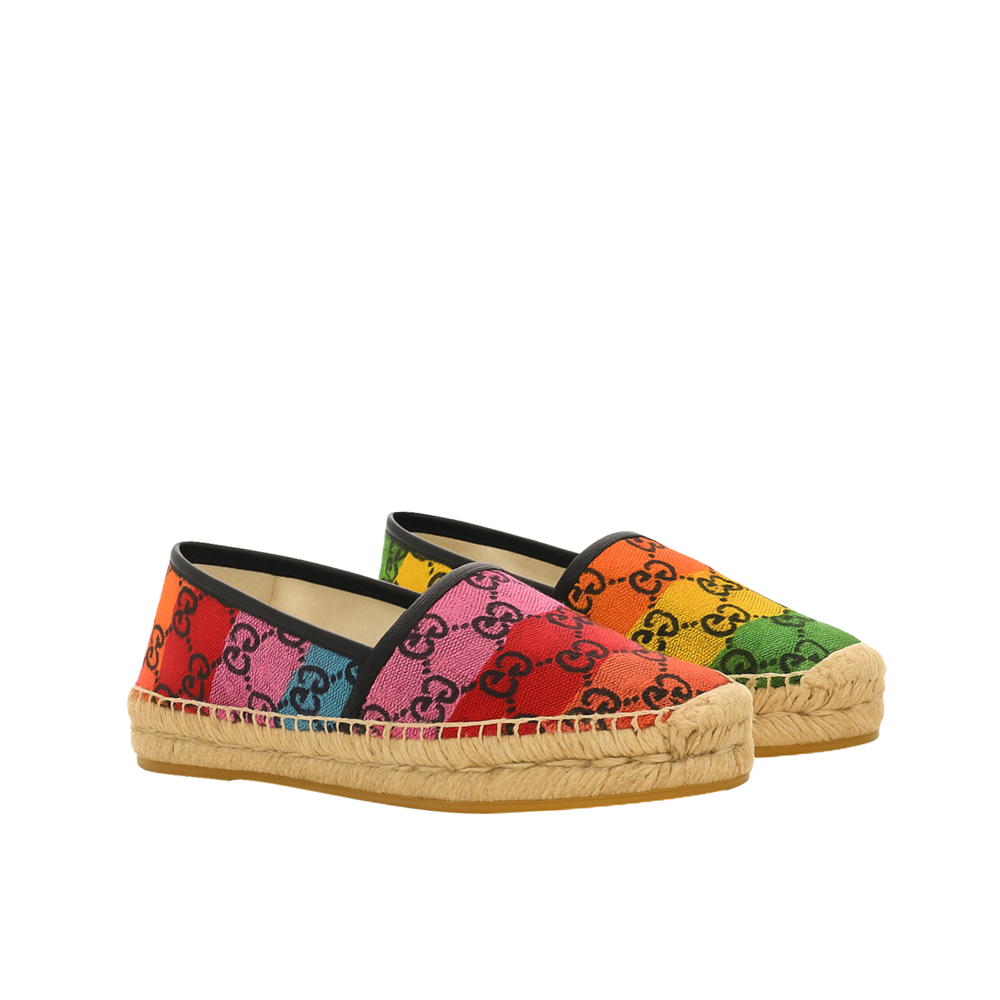 Gucci Gg Multicolour Espadrilles 663674 2U010 4680