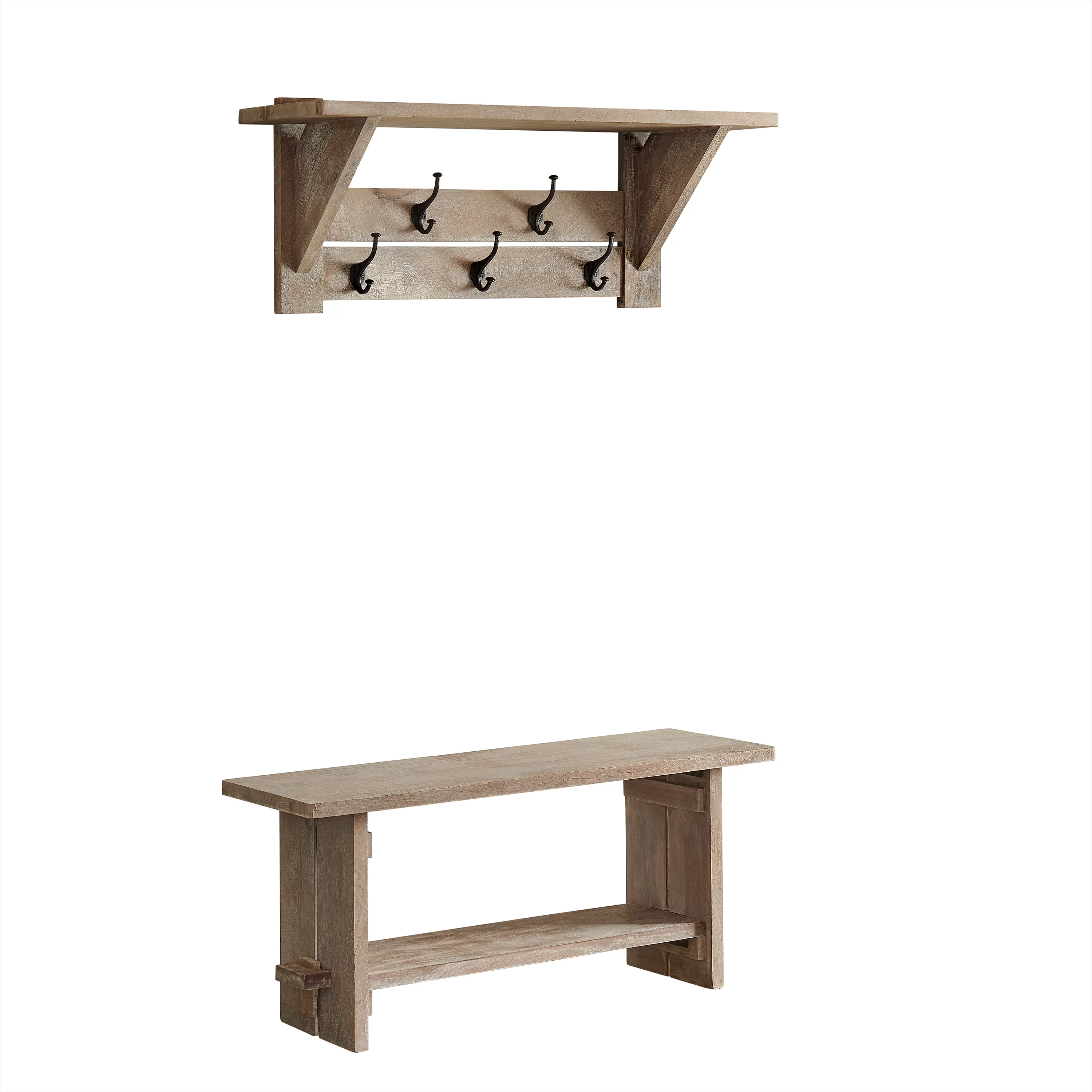 Alaterre Furniture Castleton Mango Wood 40