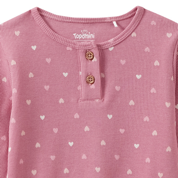 Topomini Baby Langarmshirt mit Allover-Print