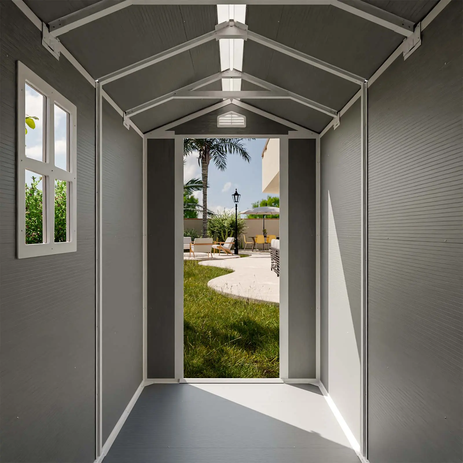 Patiowell 4x6 Plastic Shed Pro