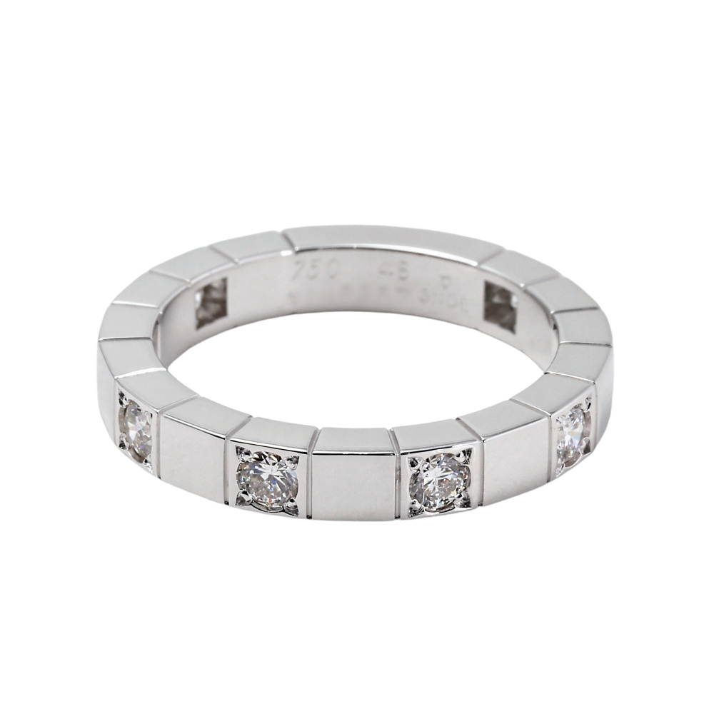 Cartier Laniere Ring 18K White Gold Diamond B4048400