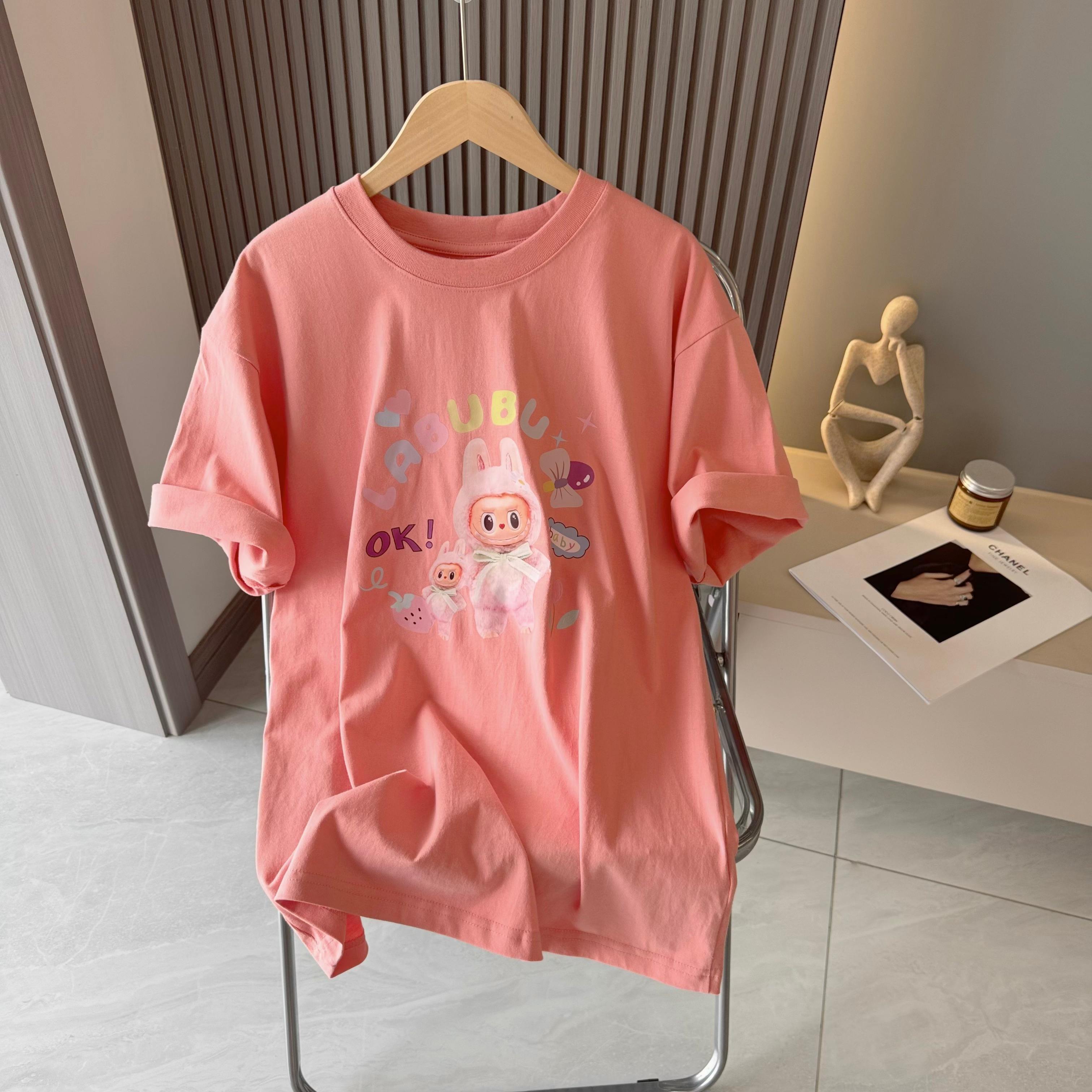 Bubble Mart Labubu short-sleeved T-shirt unisex - cnluxepick