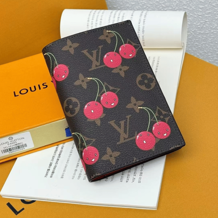 Louis Vuitton X Murakami Cherry Passport Holder 5.5 Inches M13424