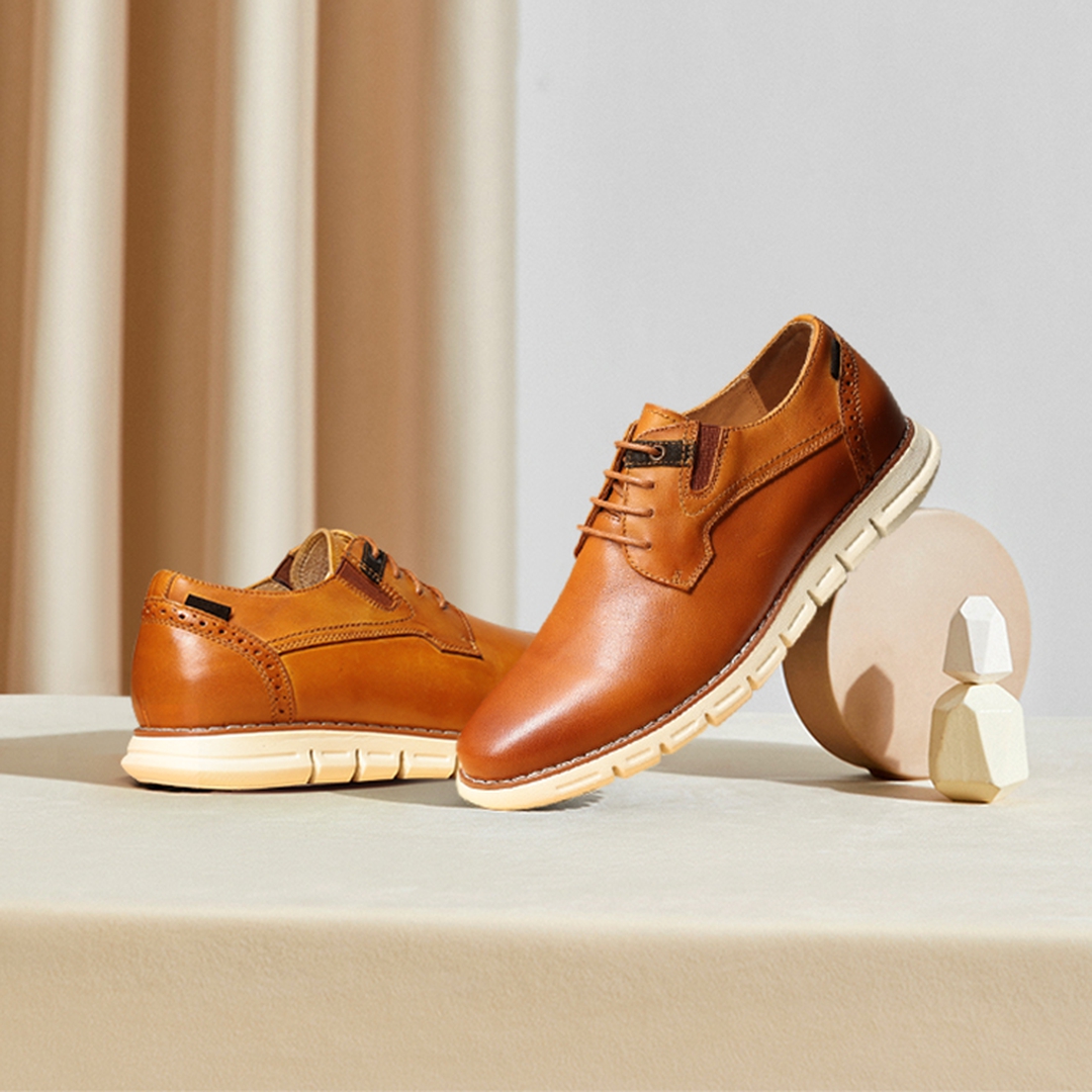 [CrossFlex NeatPolish-] Men's Casual Oxford Dress Sneakers