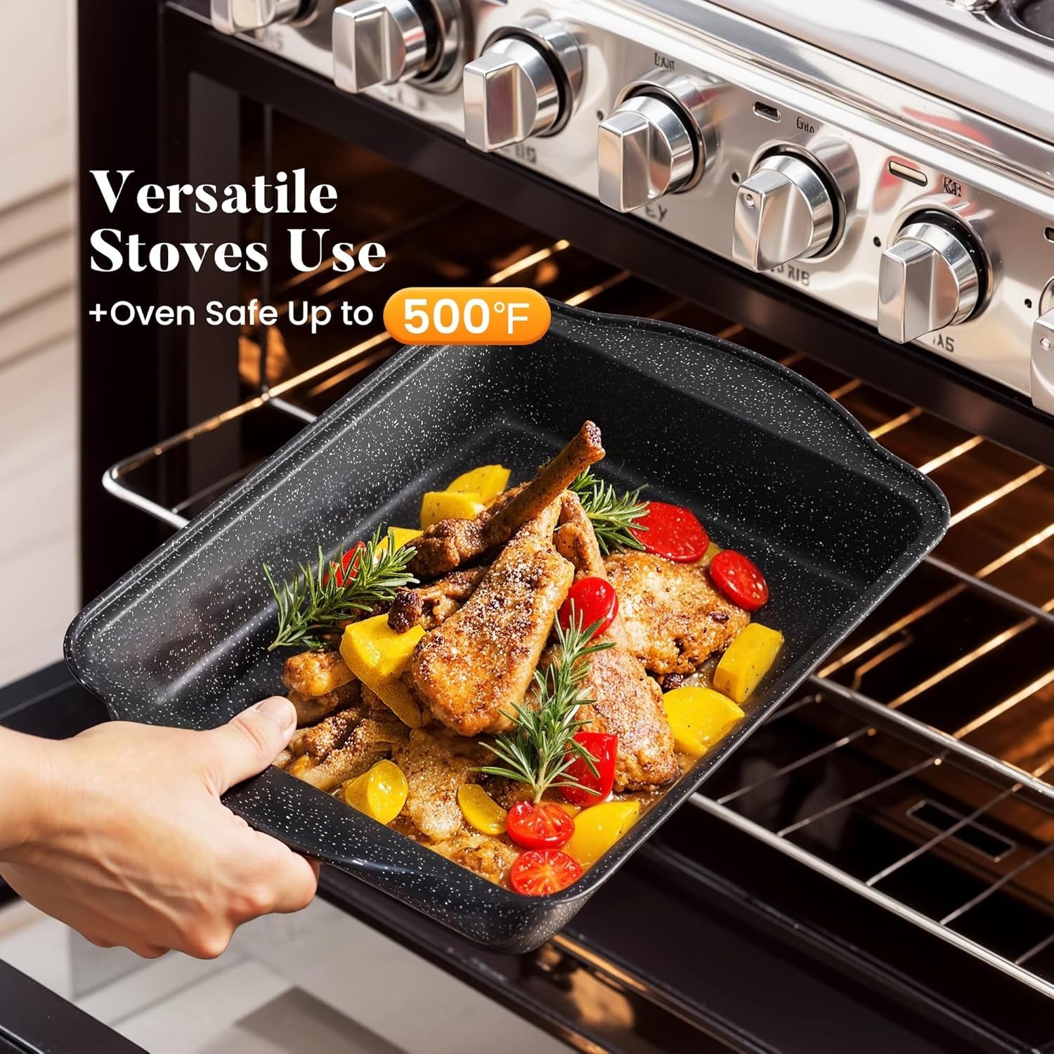 Induction Compatible Nonstick Cookware Set Durable Kitchen Pot and Pan Set
