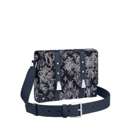 Louis Vuitton Monogram Tapestry Trunk Messenger 24Cm
