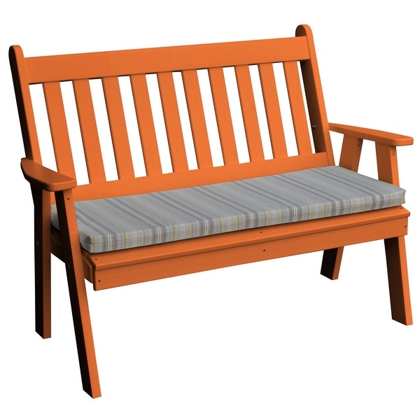 Poly 4' Traditional English Garden Bench