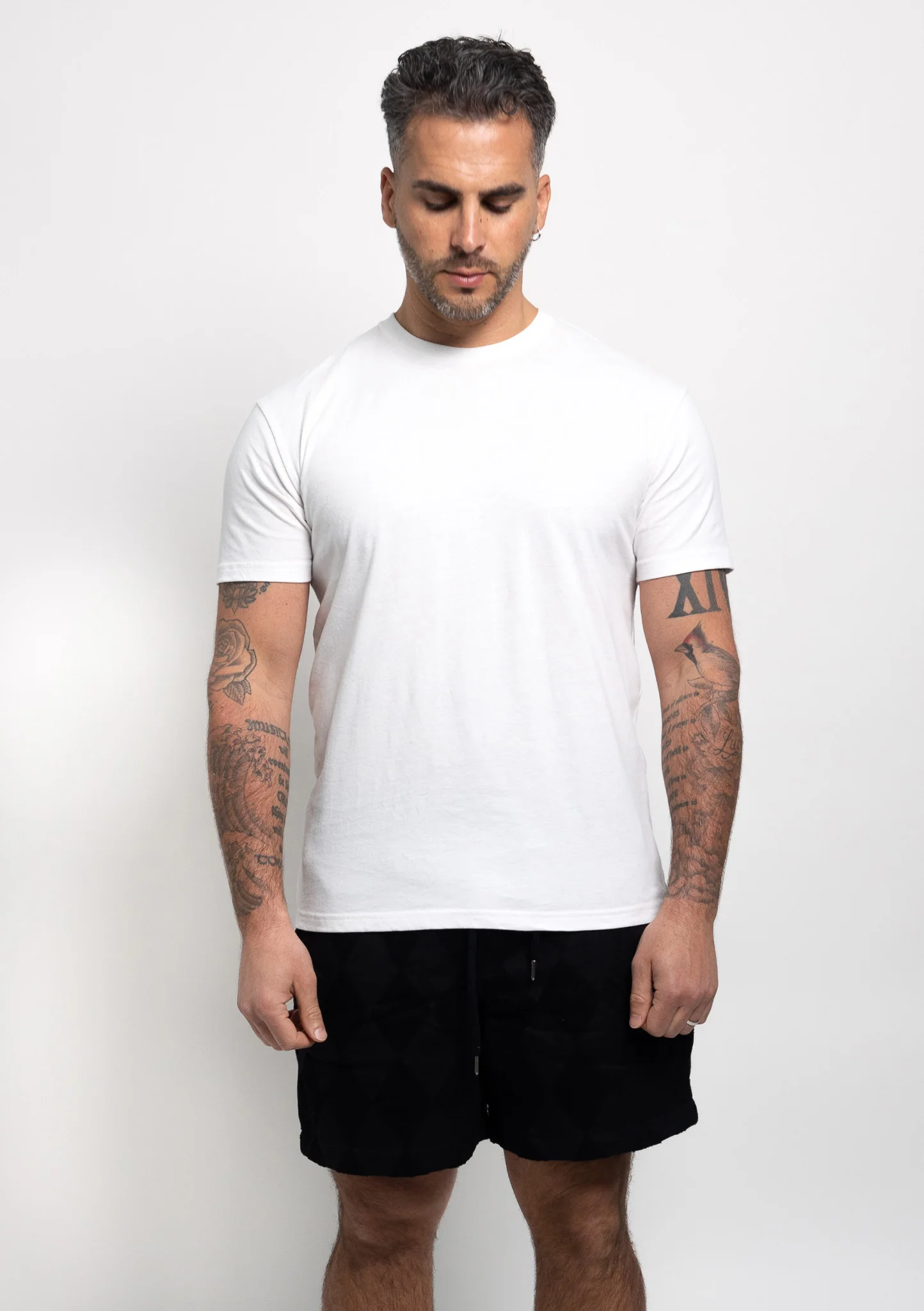 Weiß Rundhals 6er-Pack