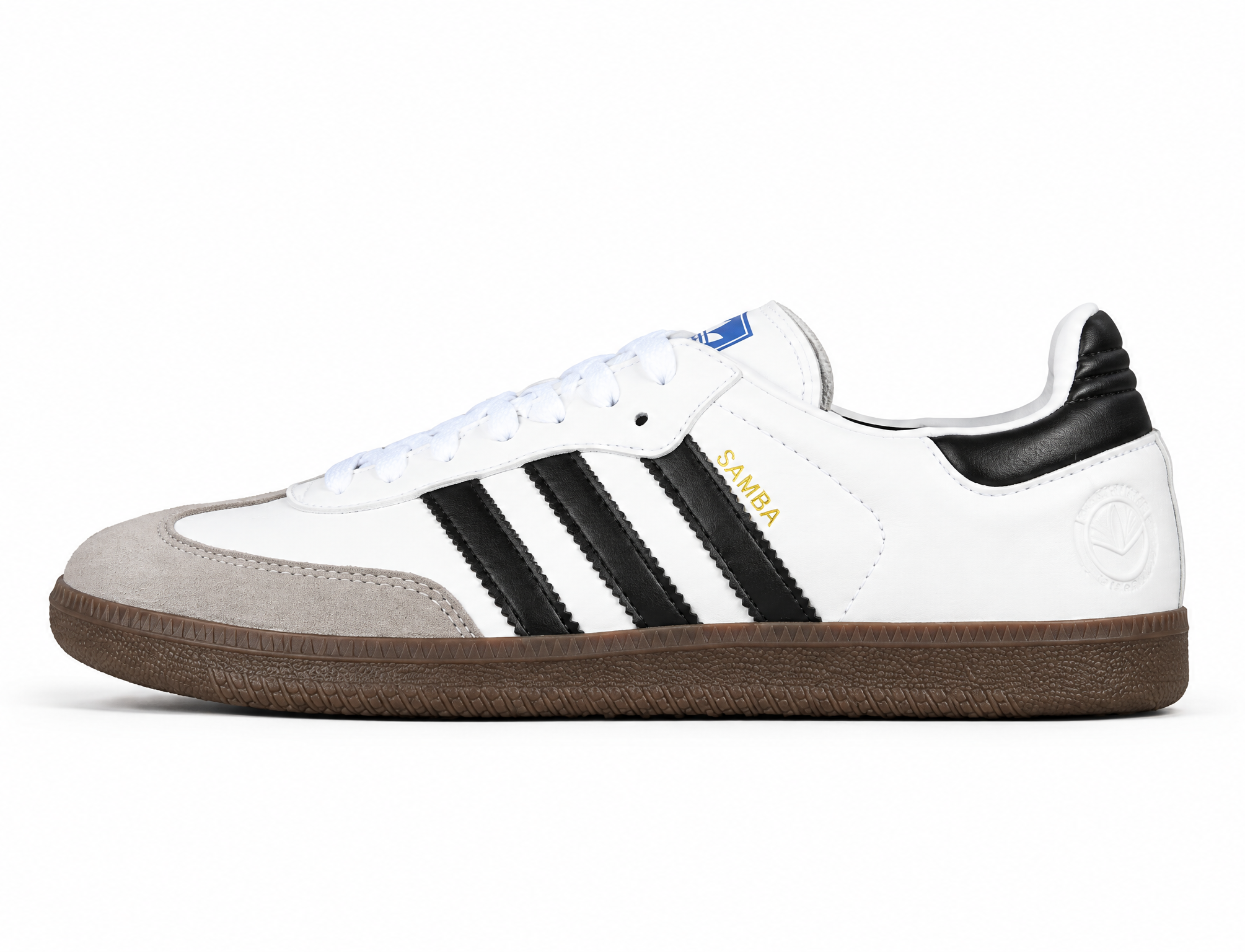 Adidas Samba Vegan Shoes Cloud White/Core Black/Gum FW2427