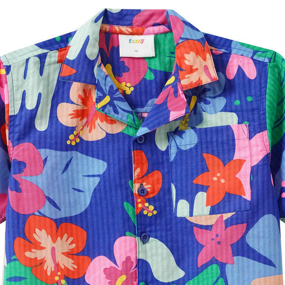 Famy Jungen Hemd im Tropical-Look