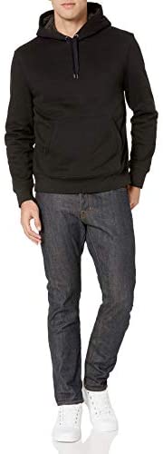 Men's Sherpa-Lined Pullover Hoodie Sweatshirt