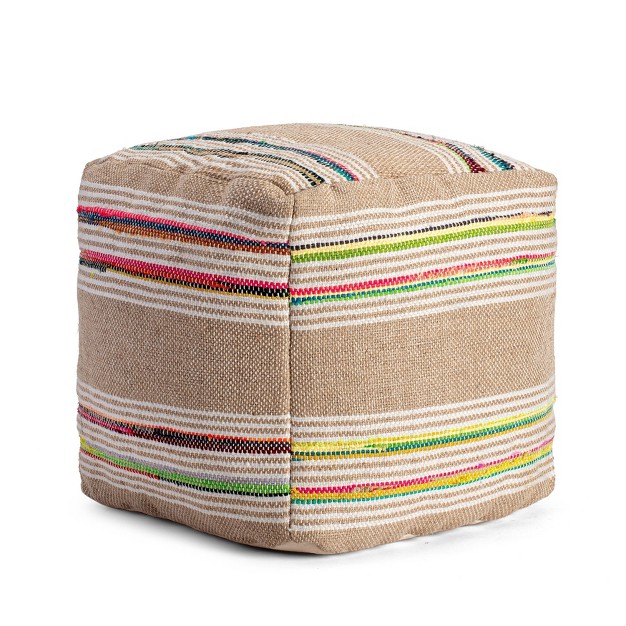 Soulard Pouf Beige Anji Mountain