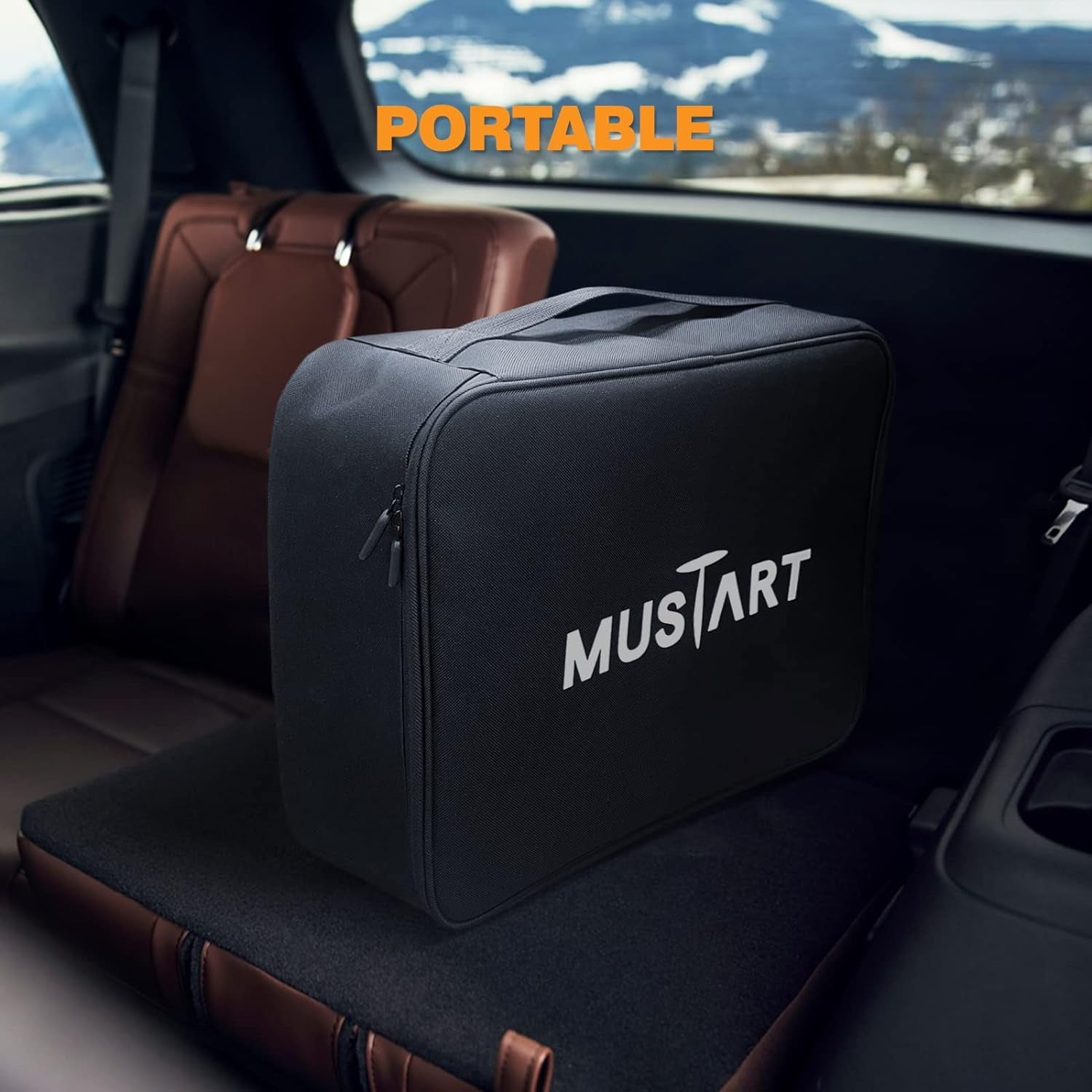 MUSTART 40 Amp Level 2 Portable EV Charger Charging Cable Station, Electric Vehicle Charger Plug-in EV Charging Station with All J1772 EV Cars (240 Volt, 25ft Cable, NEMA 14-50)