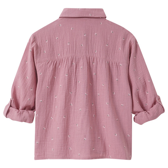Yigga Mädchen Musselin-Bluse mit Print