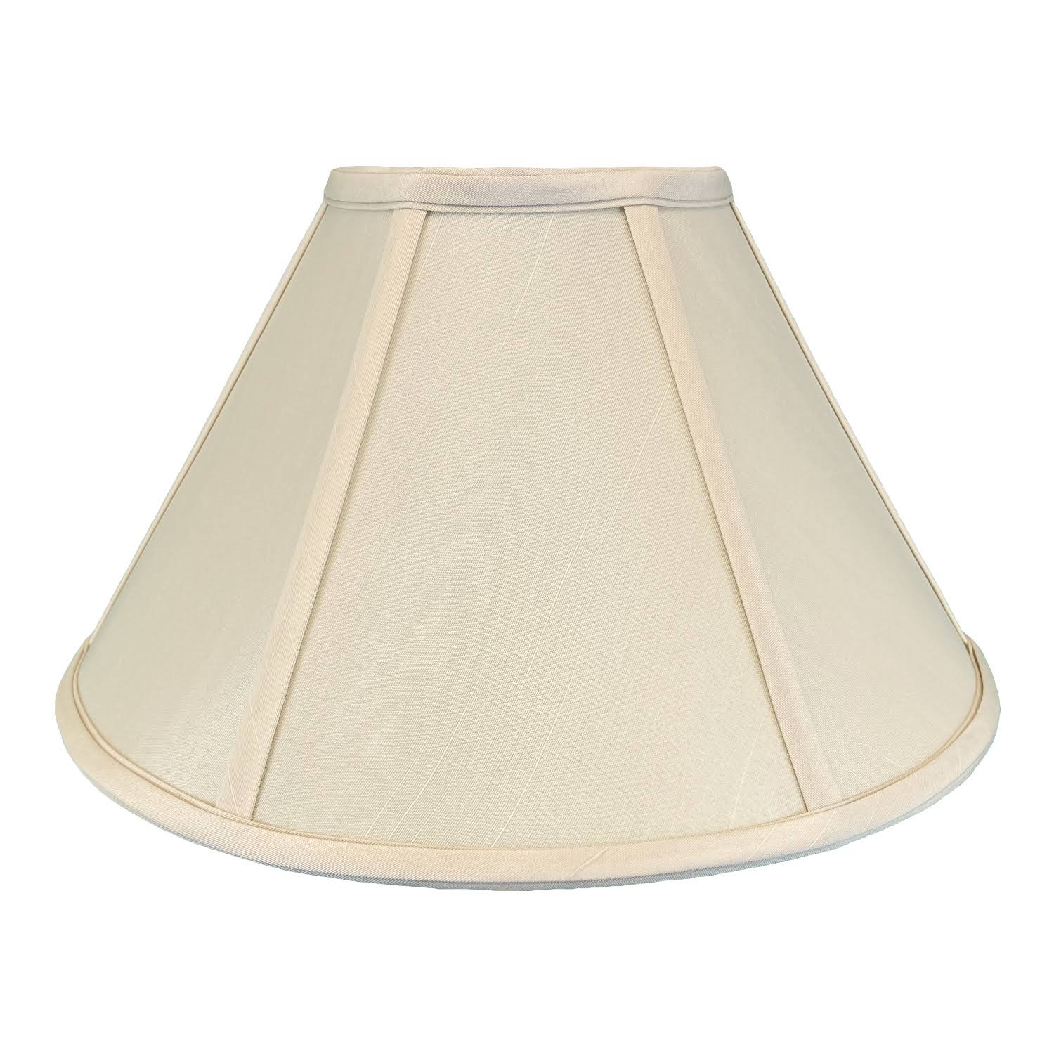 Royal Designs Coolie Empire Lamp Shade, Beige, 7x20x12.5 - Set of 2