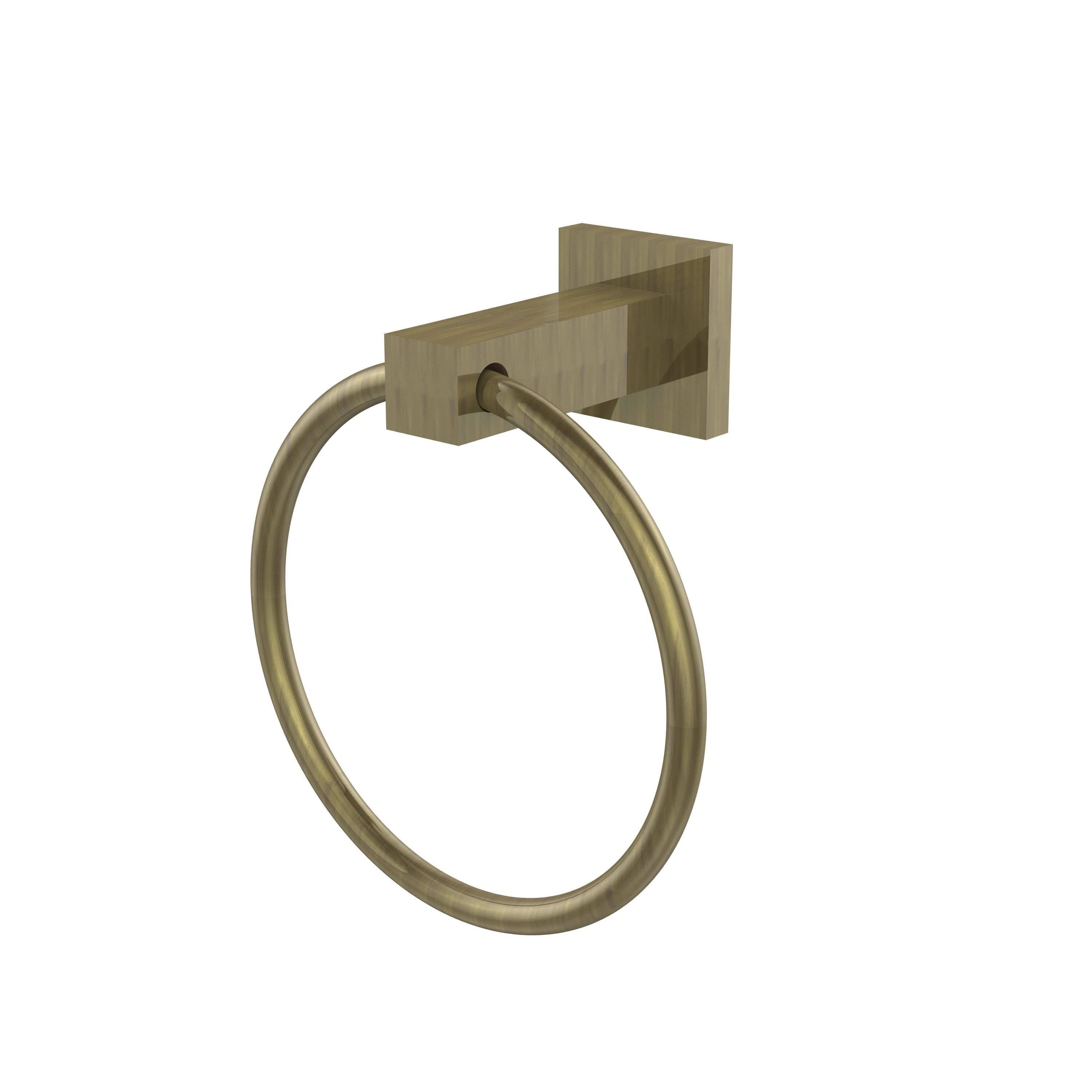 Allied Brass Montero Collection Towel Ring - Antique Brass