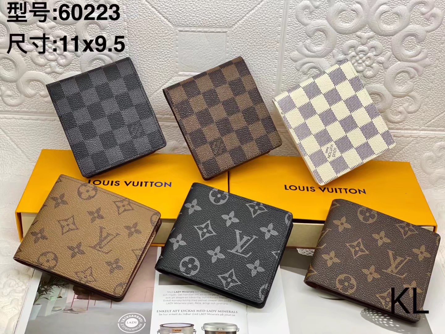 LV Damier Azur Portefeuille Marco Wallet - cnluxepick