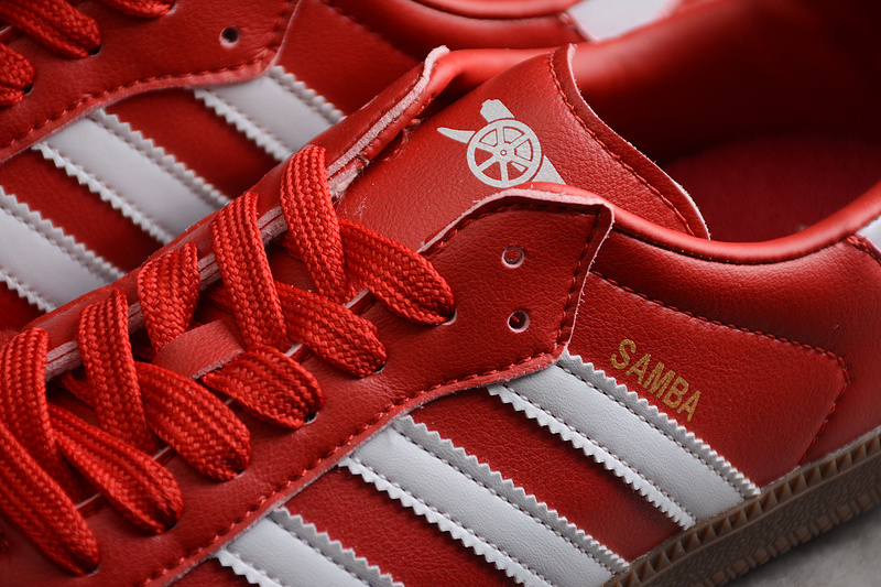 Adidas Samba Arsenal Shoes Team Power Red 2/Cloud White/Gum HQ7033