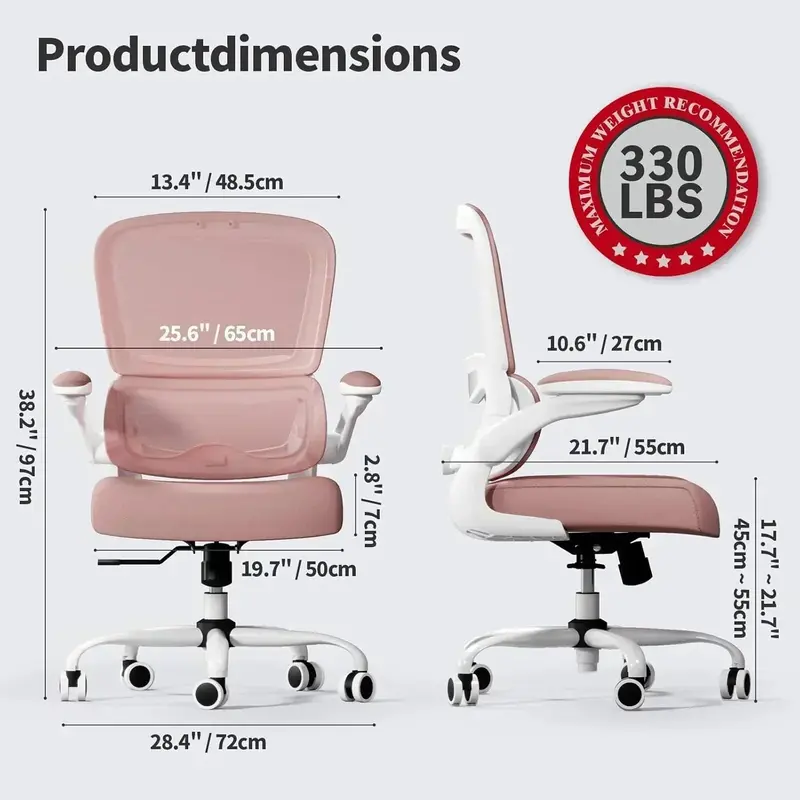 TRALT Ergonomic Office Chair – Mesh Back Gaming & Work Chair Rated for 330 lbs