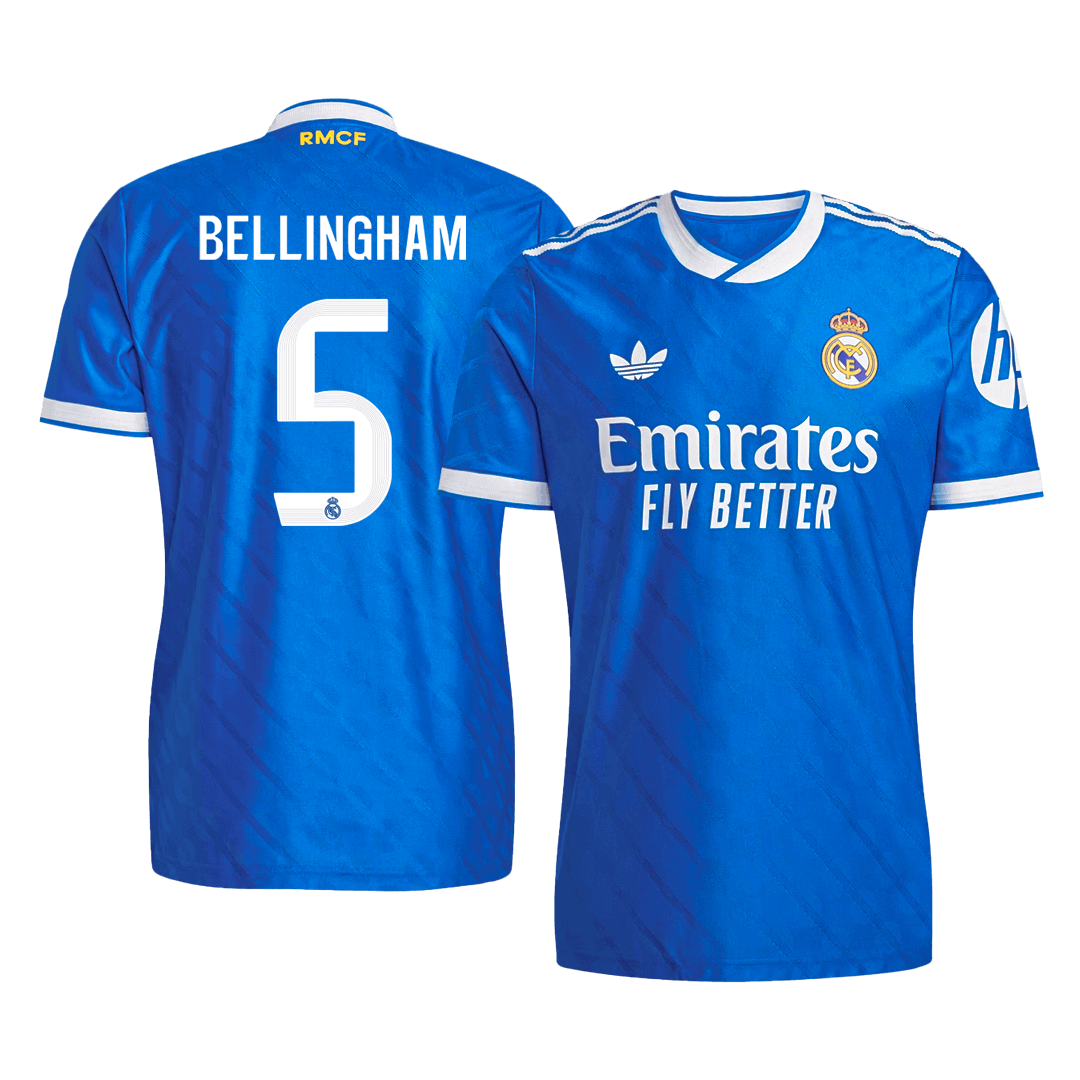 BELLINGHAM #5 Real Madrid Third Away Player Version Jersey 2025/26