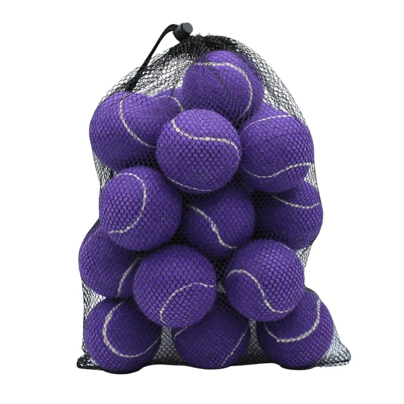 Professional-Grade Training Tennis Balls (20-Pack) – 2.58″ Diameter with Mesh Carry Bag
