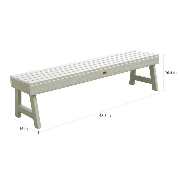 Highwood Weatherly 4foot Ecofriendly Synthetic Wood Picnic Bench