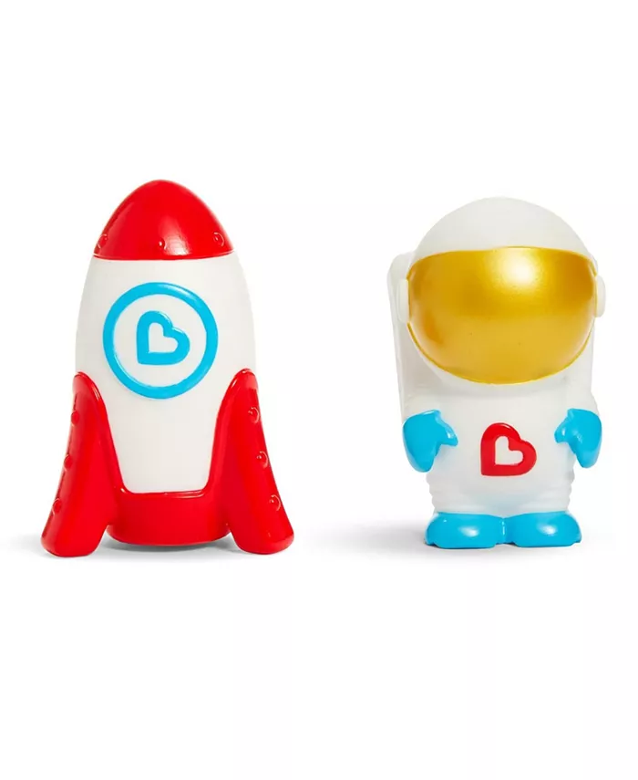 Munchkin Galaxy Buddies Water Safe Light Up Toddler Bath Toy, 2 pack