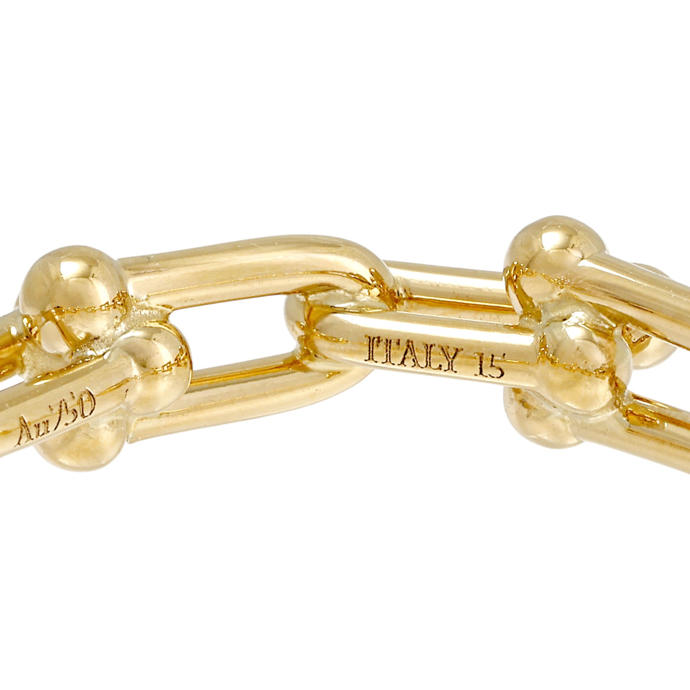 Tiffany & Co. Hardware Micro Link Ring 18K Yellow Gold 72667182