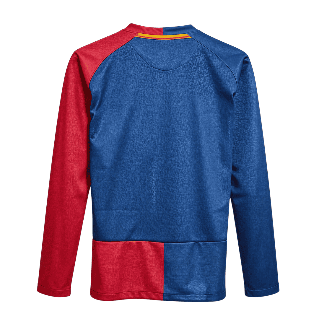 Retro Soccer Jersey Barcelona Home Long Sleeve 2008/09 - UCL Final