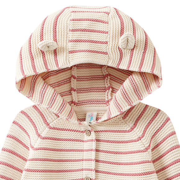 Topomini Baby Strickjacke mit Kapuze