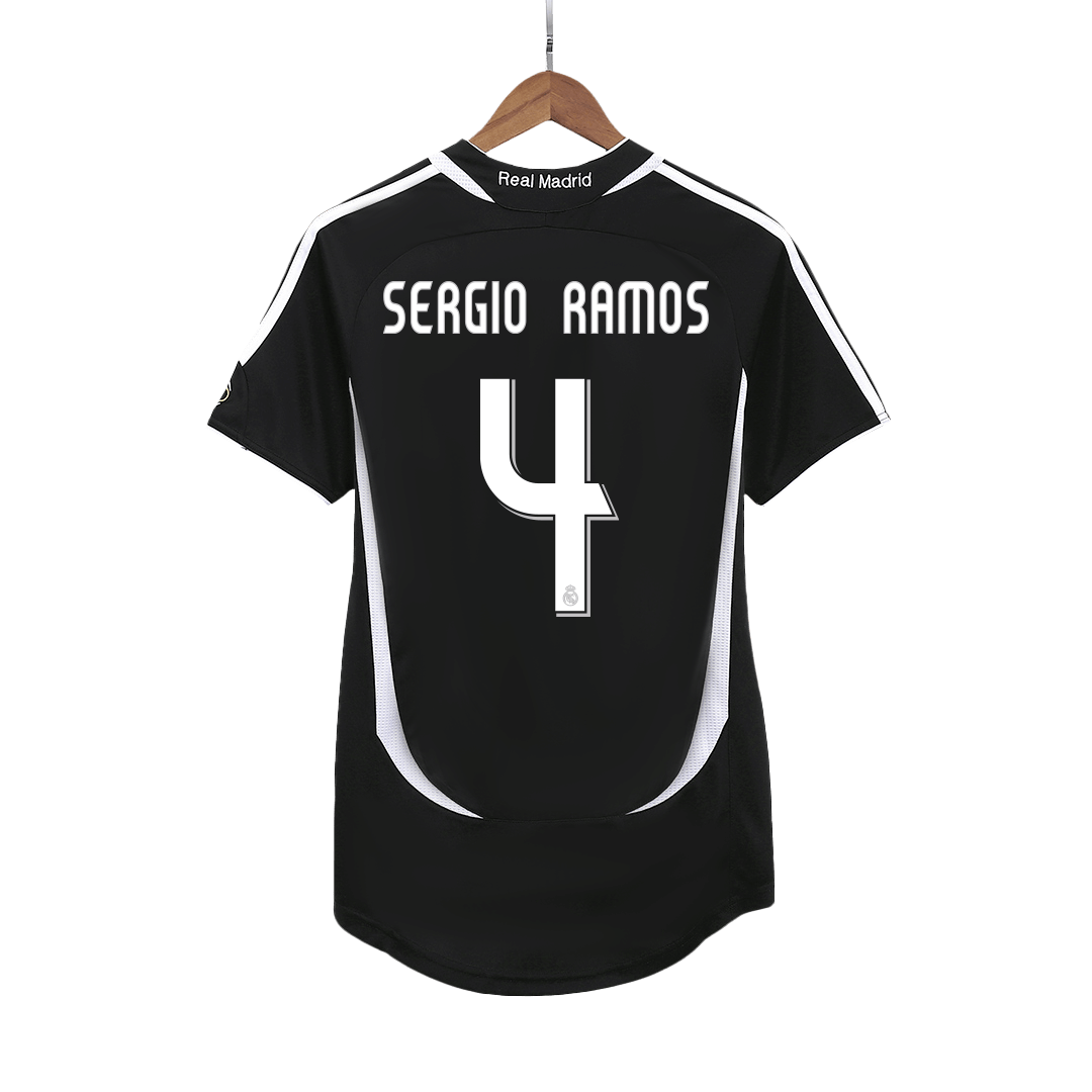 Retro Soccer Jersey SERGIO RAMOS #4 Real Madrid Away 2006/07