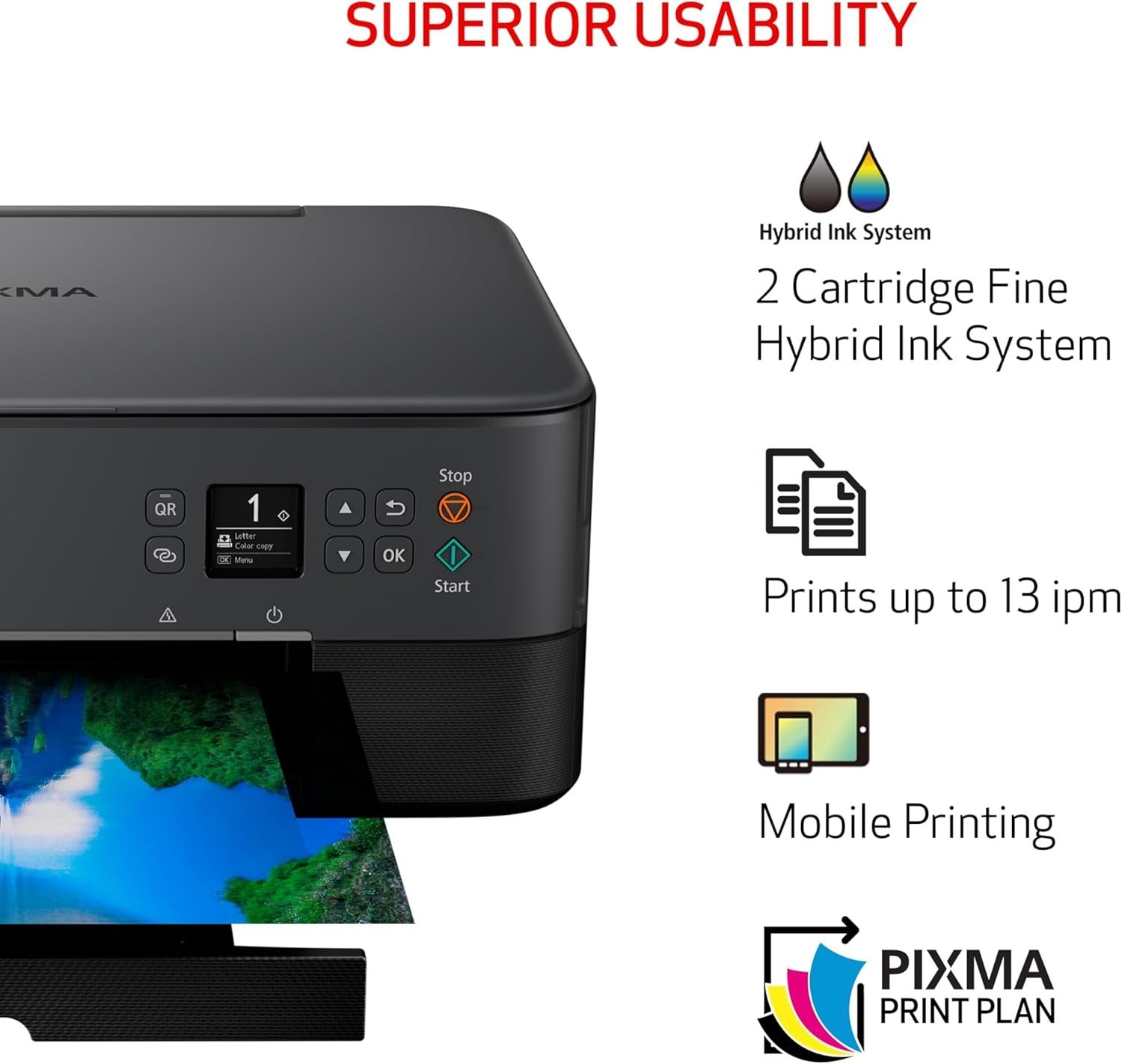 All-in-One Wireless Inkjet Printer [Print, Copy, Scan]