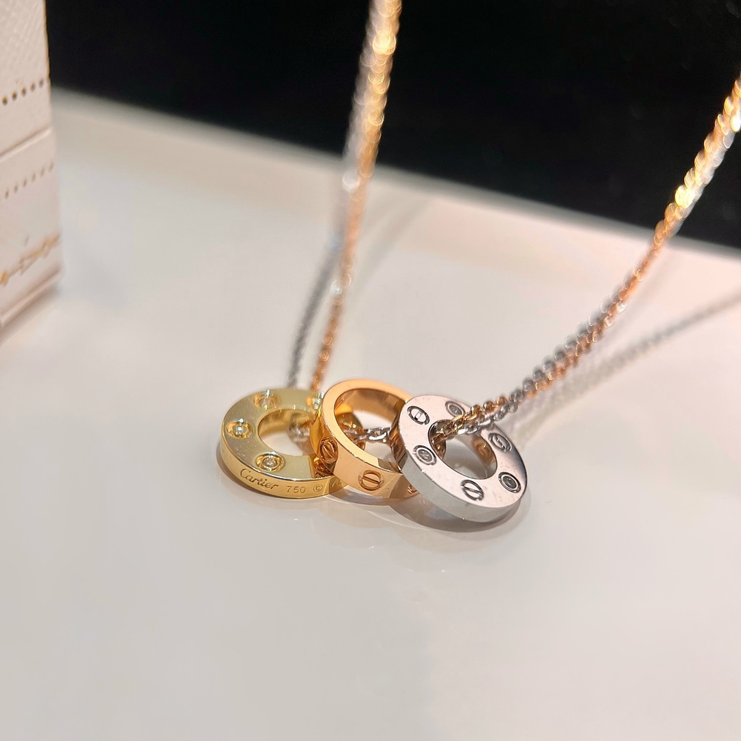 Cartier Three-Link Double Chain Necklace - cnluxepick