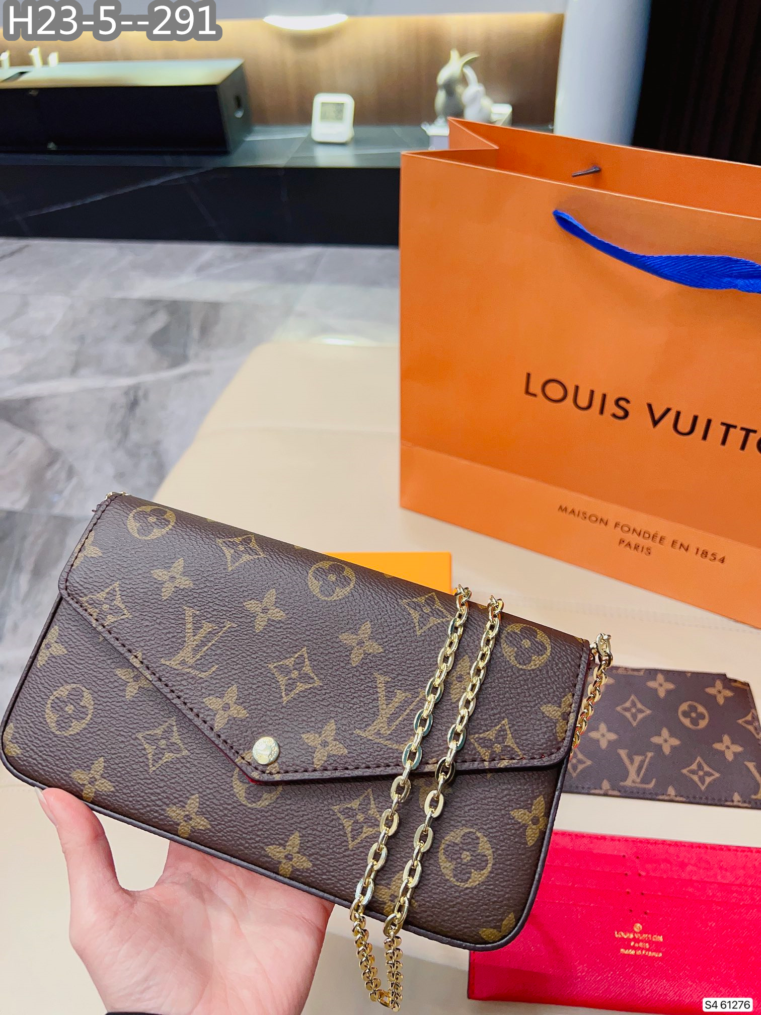 Louis Vuitton Set Of 3 Items Monogram Okinawa Blue 18Cm