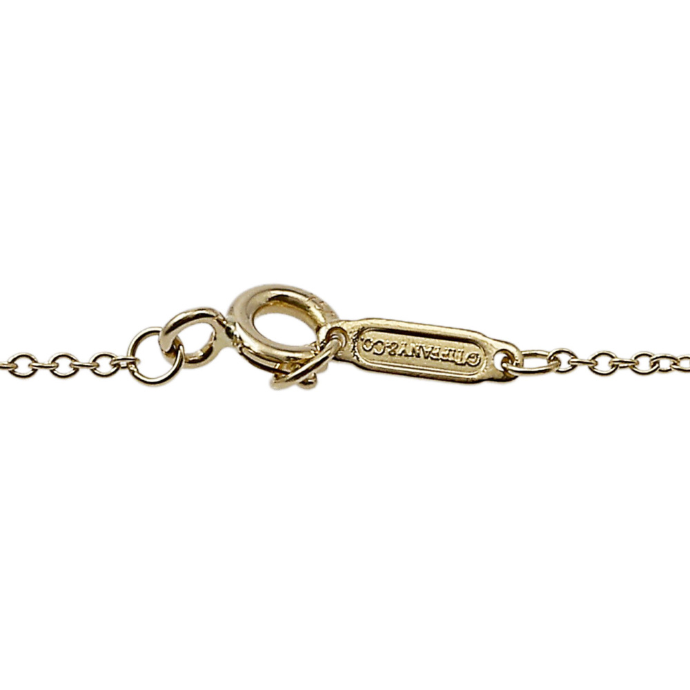 Tiffany & Co. Tiffany Twist Charm Round K18YG Yellow Gold Necklace