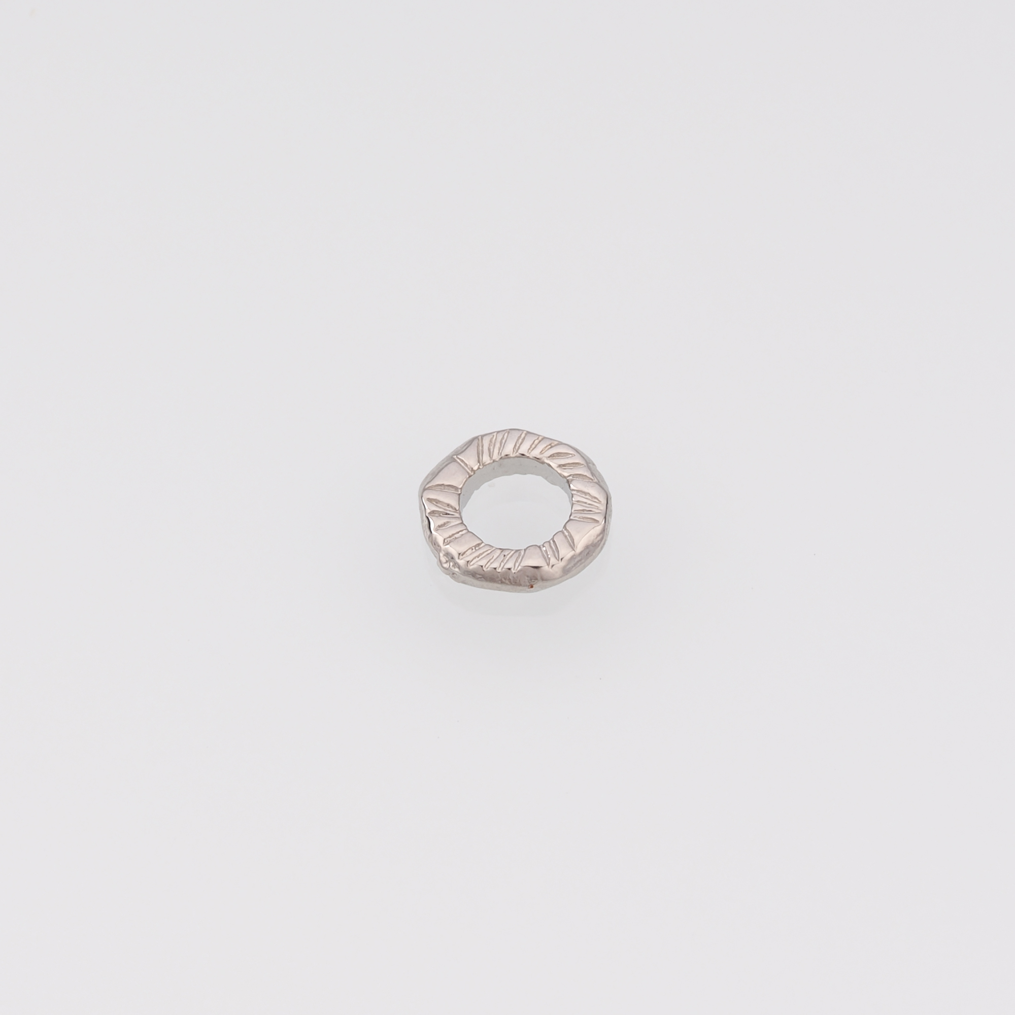 20Pcs 18K Gold Filled Round Flat Spacer Beads,Dainty Round Spacer Beads,DIY Jewelry Making Supply