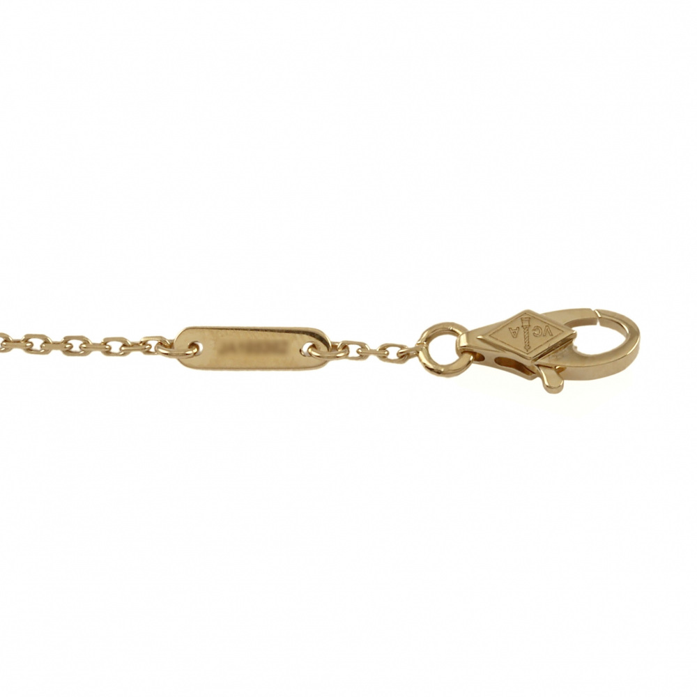 Van Cleef & Arpels Frivole Bracelet 18K Yellow Gold Diamond VCARPOJ200