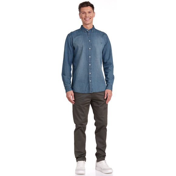 Jonas Nielsen Herren Jeanshemd im Modern Fit