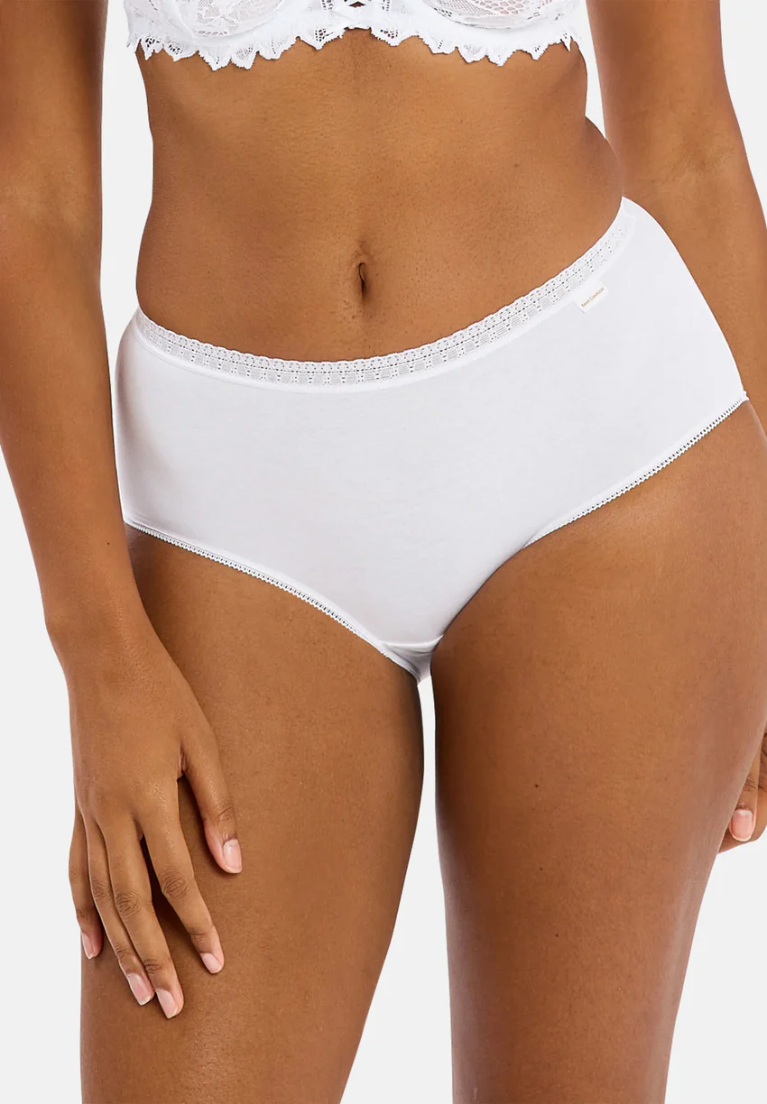 Lot de 2 slips Classique Coton Blanc