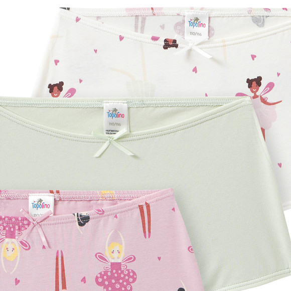 Topolino 3 Mädchen Pantys mit Bio-Baumwolle