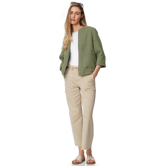 Gina Damen Musselin-Blouson mit zwei Taschen