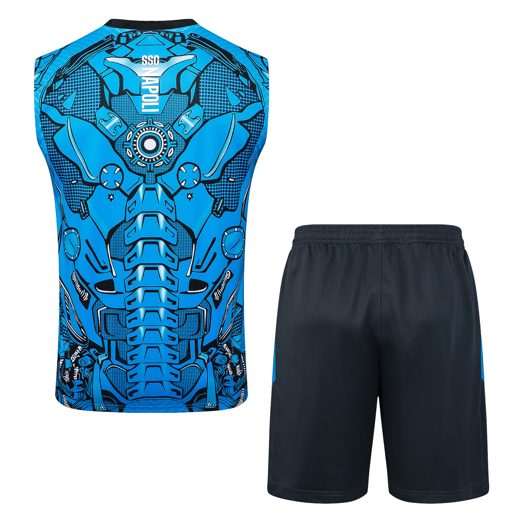 Naples 25/26 Sleevesless Training Suit Blue