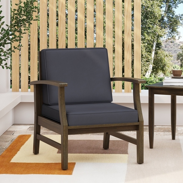 Christopher Knight Home Perla Acacia Wood Outdoor Club Chair
